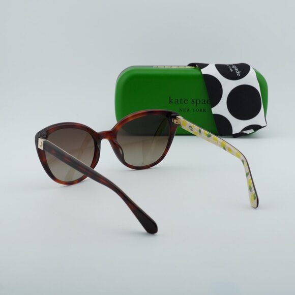 Kate Spade AMBERLEE/S 01NR HA Cat Eye Sunglasses - Havana/Brown main image 4
